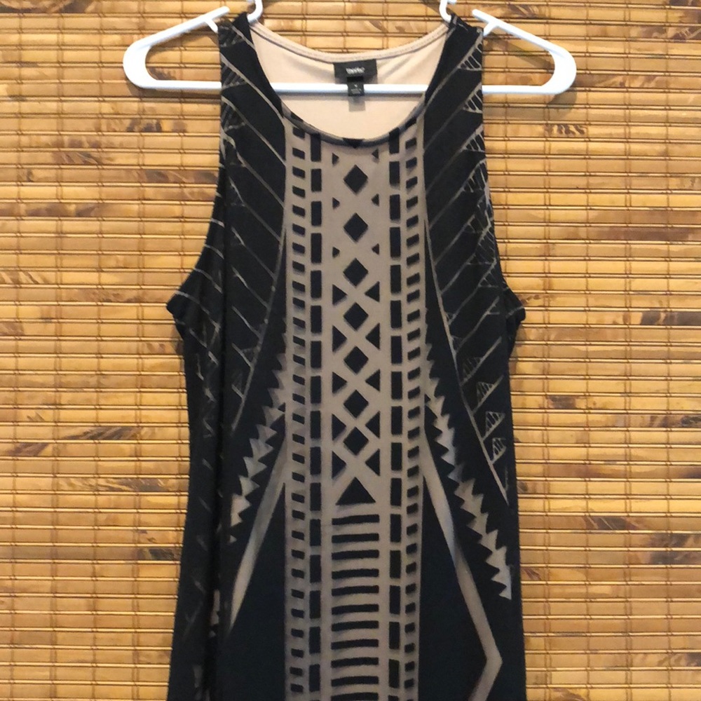 Mossimo black and nude dress.